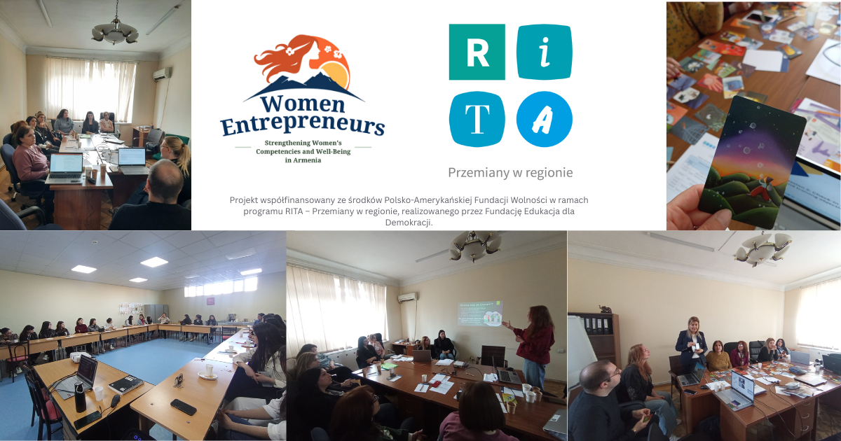 Szkolenie trenerskie w Erywaniu, Armenia: w ramach programu RITA – Przemiany w regionie